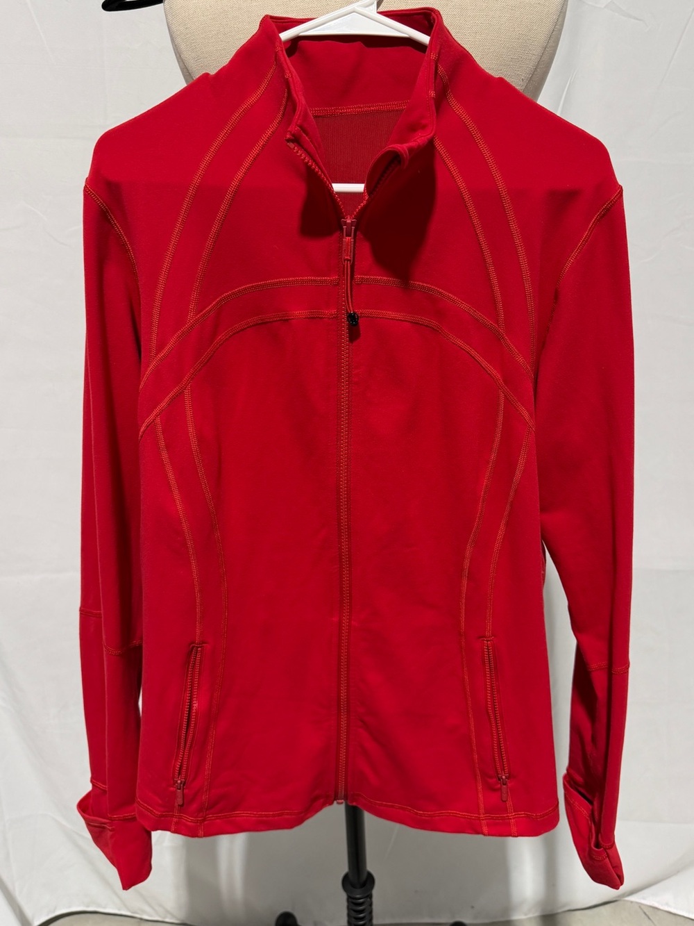 Lululemon Define Luon Jacket, Red, Size 18